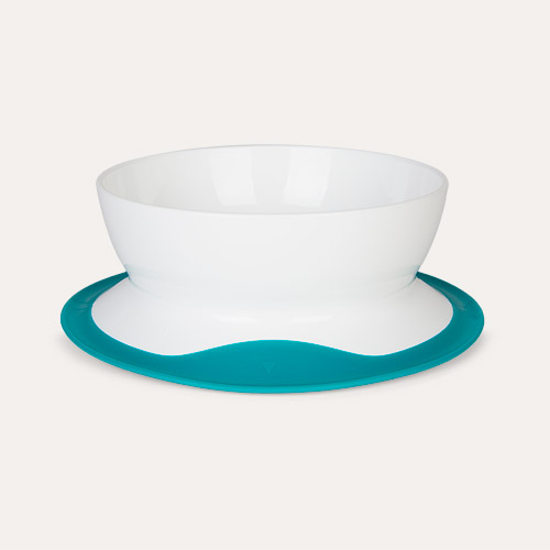 Teal OXO Tot Stick & Stay Suction Bowl