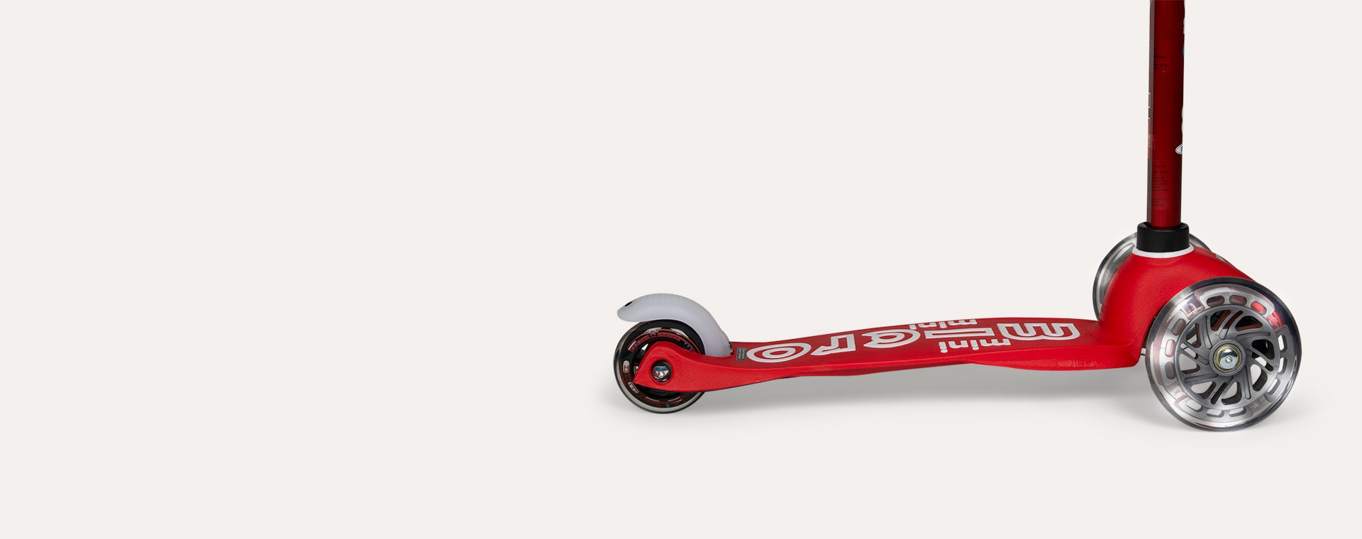 Red Micro Scooters Mini Micro Deluxe Scooter LED