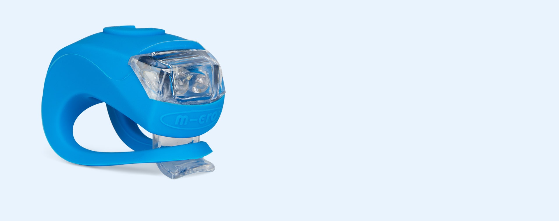 Neon Blue Micro Scooters Light