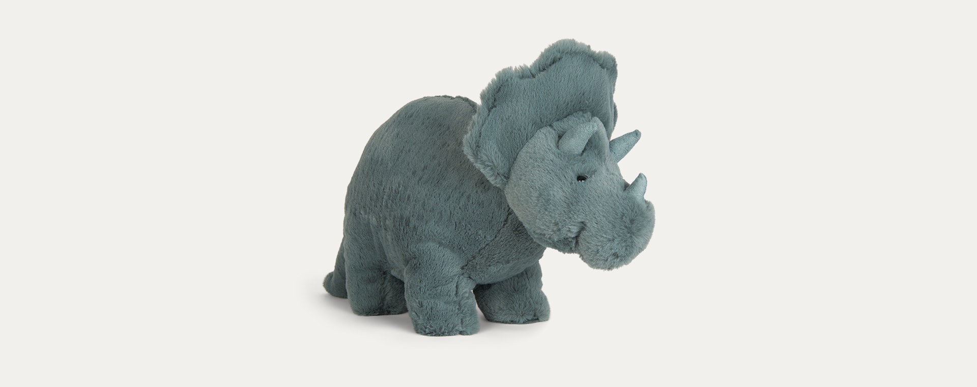 Green Jellycat Fossilly Triceratops