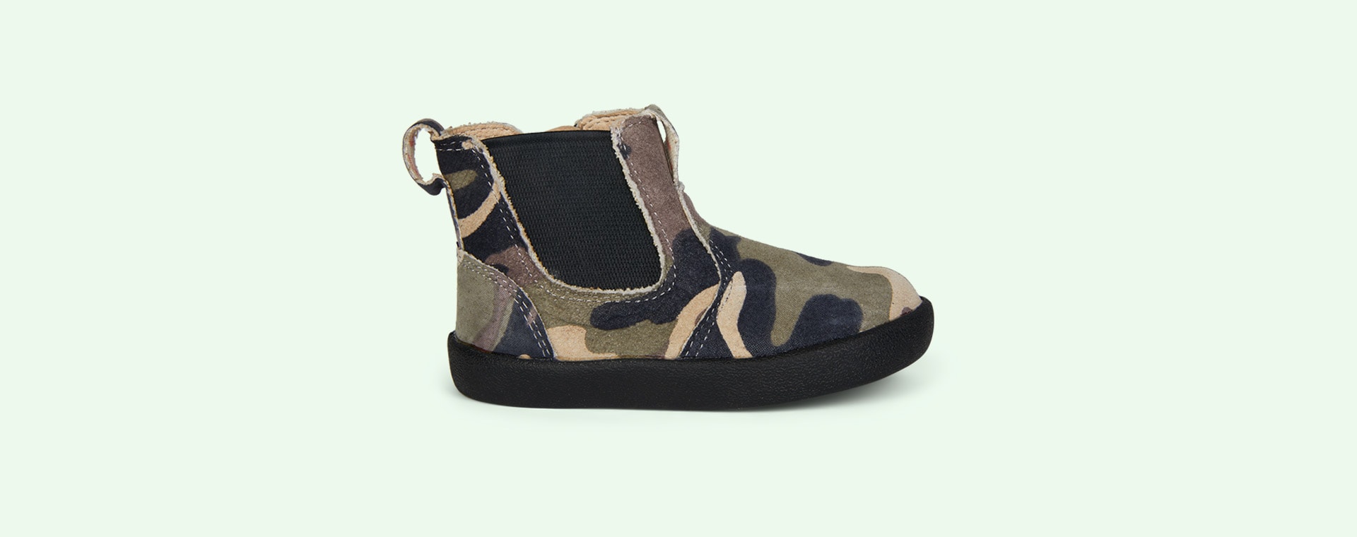 Army Camo old soles New Click Boot
