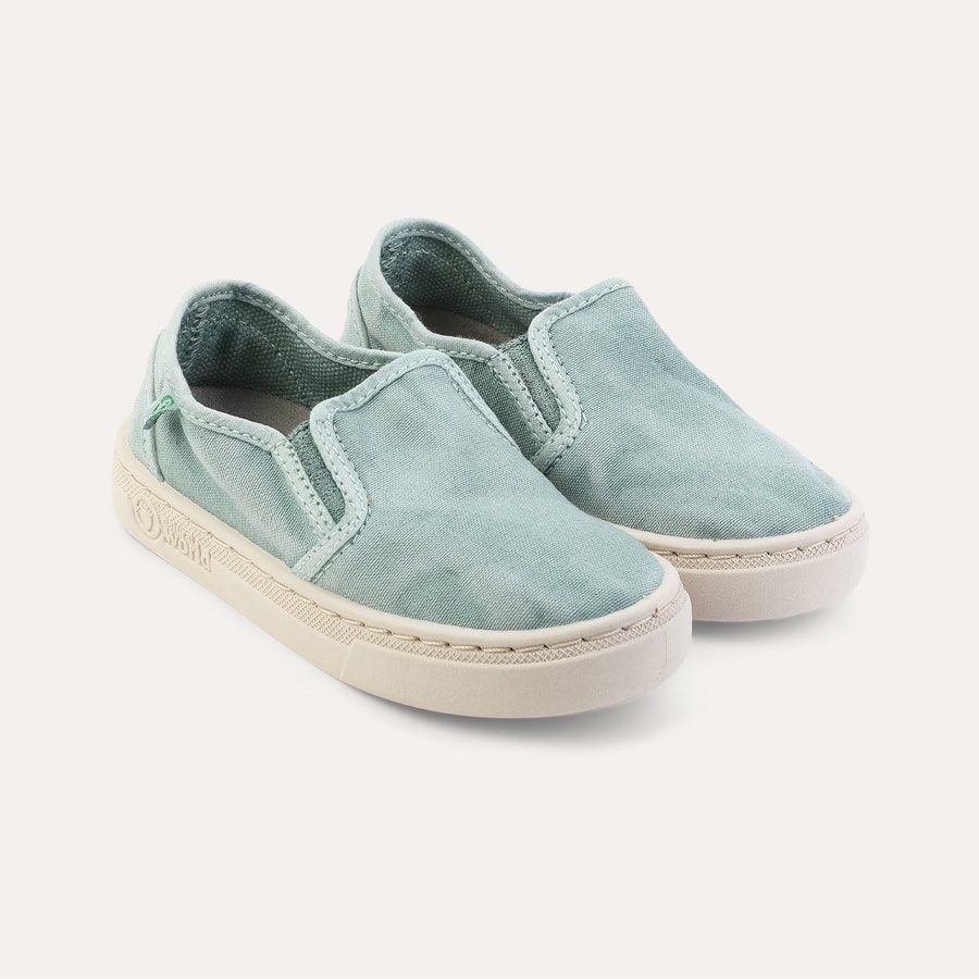 Buy the Natural World Canvas Slip-On Shoe at KIDLY UK