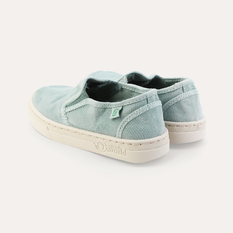 Buy the Natural World Canvas Slip-On Shoe at KIDLY UK