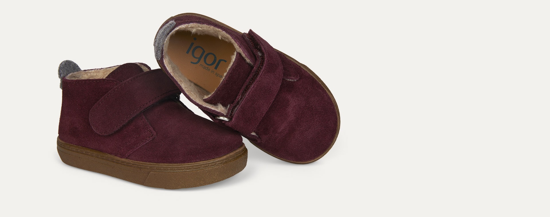 Burgundy igor Lined Cord Low Boot