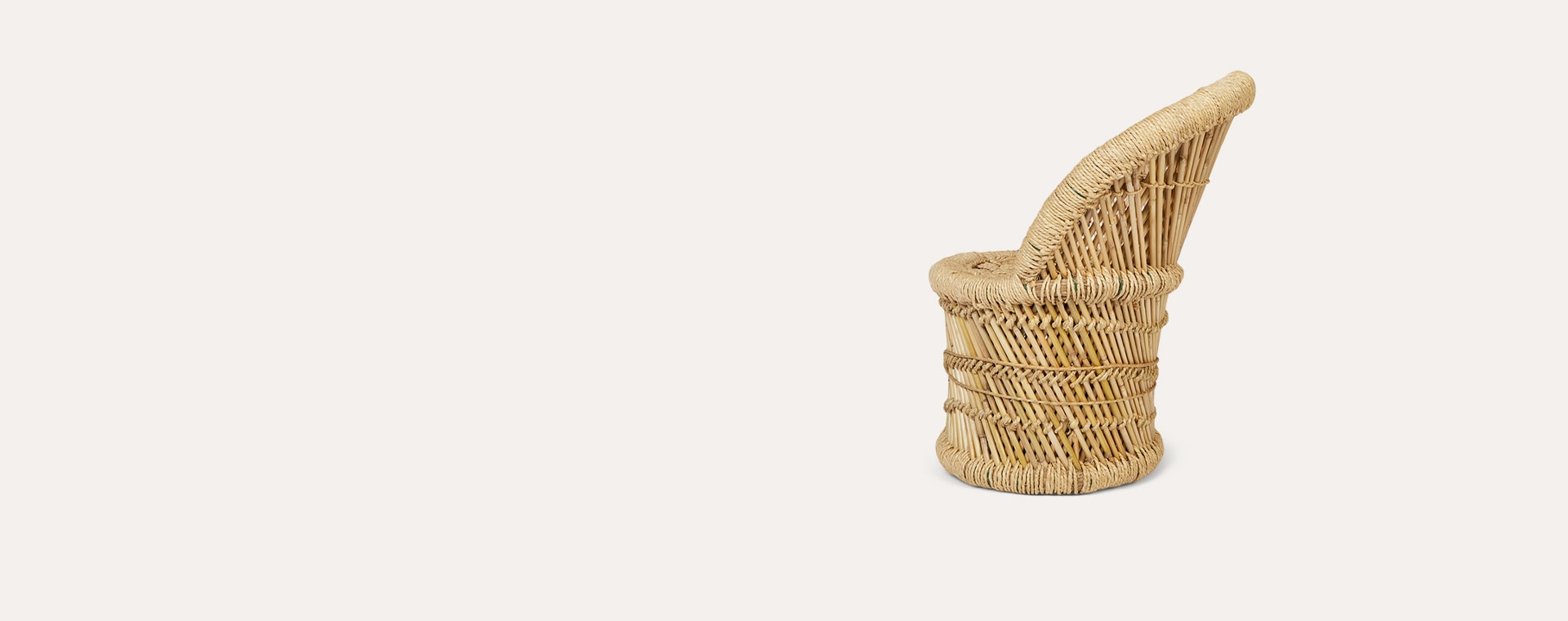 Neutral Bloomingville Mini Bamboo Chair