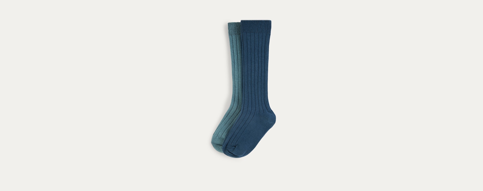 Ocean Mix KIDLY Label 2-Pack Long Socks