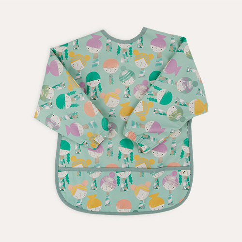 Doll Print KIDLY Label Recycled Coverall Bib