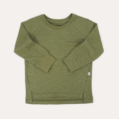 Olive KIDLY Label Perfect Long Sleeve Tee