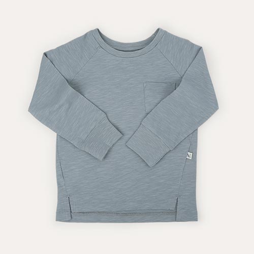 Dusty Grey KIDLY Label Perfect Long Sleeve Tee