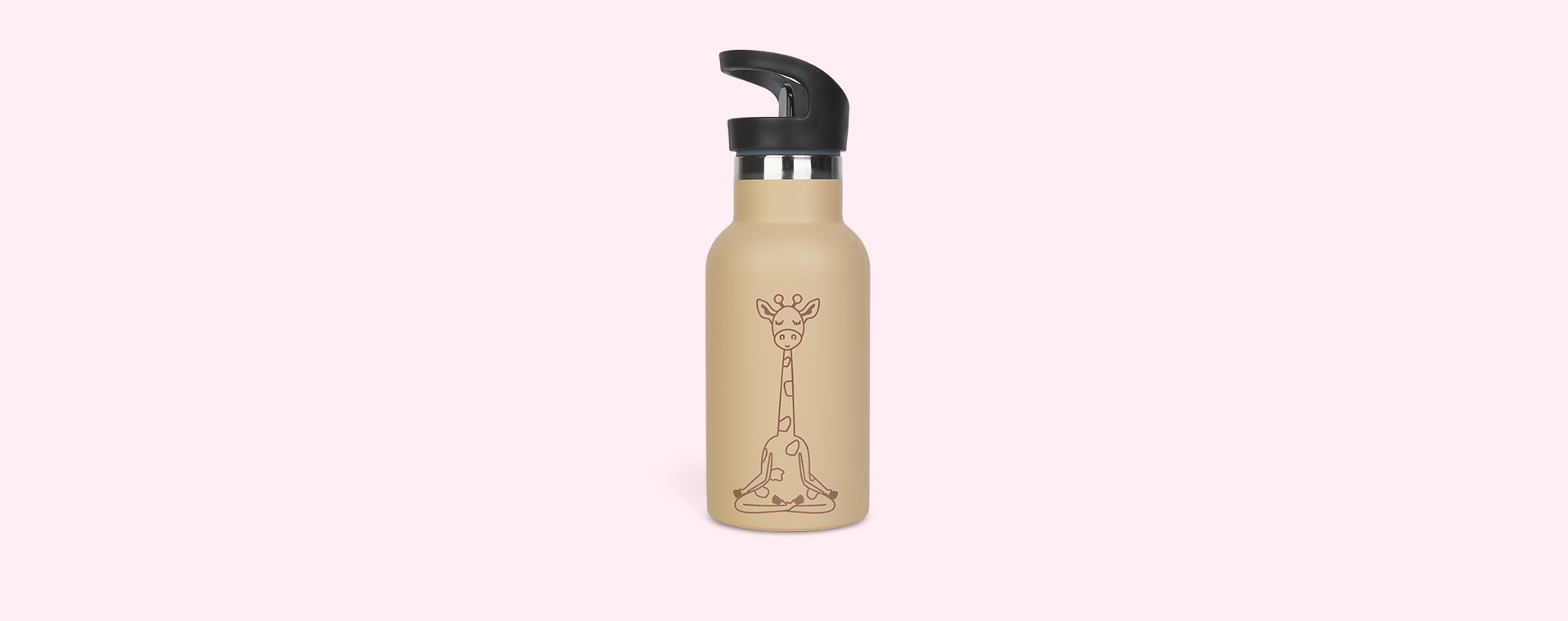 Pink Giraffe wigiwama Water Bottle