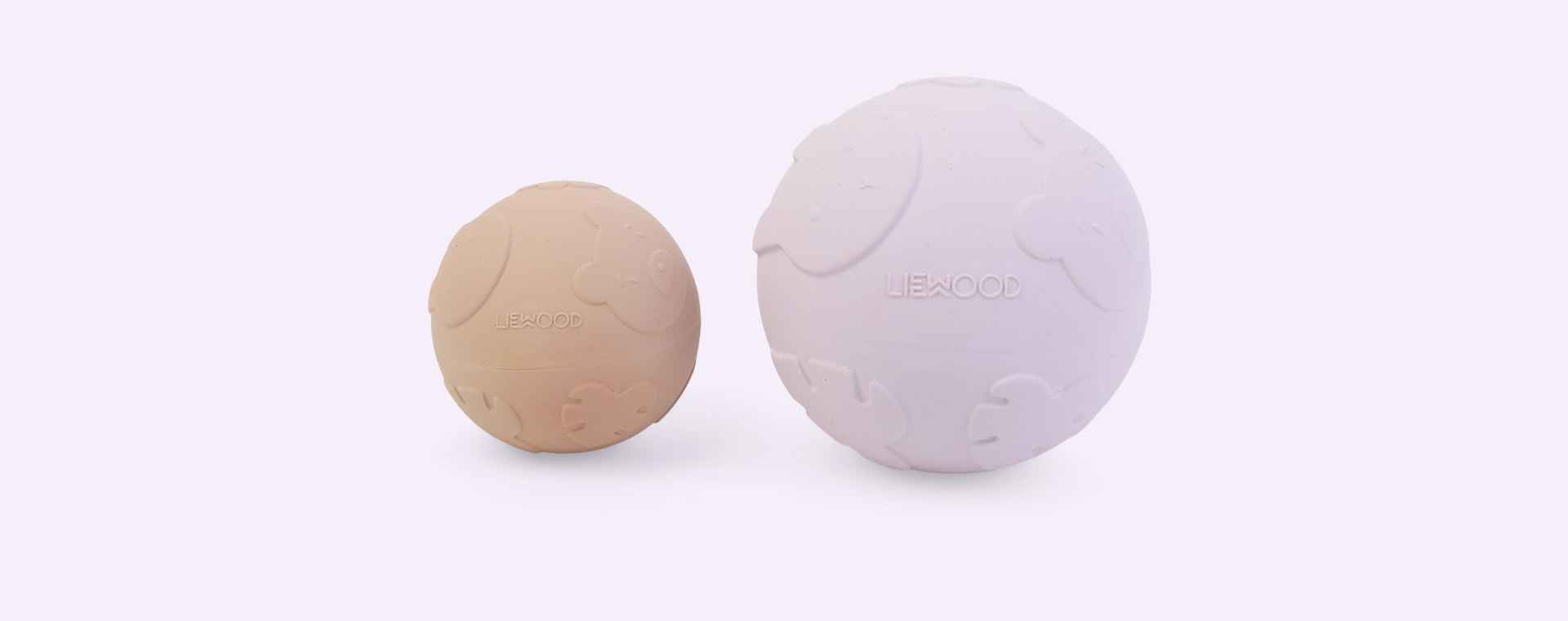 Classic Light Lavender Rose Mix Liewood Thea Baby Ball 2-pack