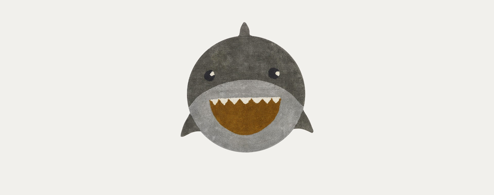 Grey Tapis Petit Shark Rug