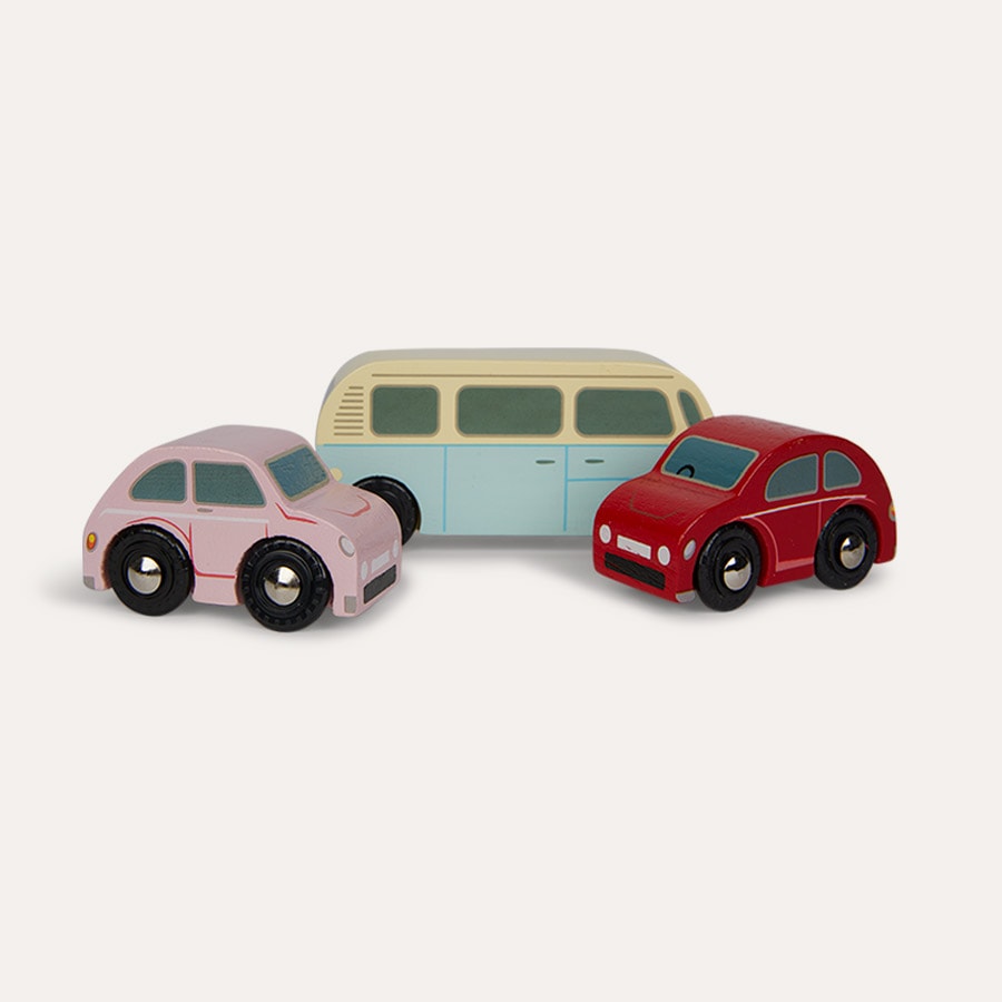 Le Toy Van Cars & Construction Retro Metro Car Set