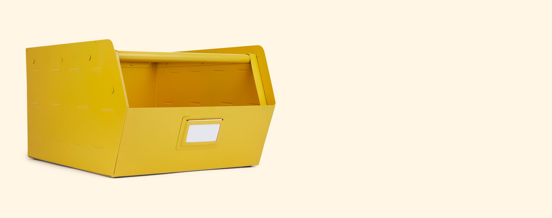 Yellow Kids Depot Metal Storage Box