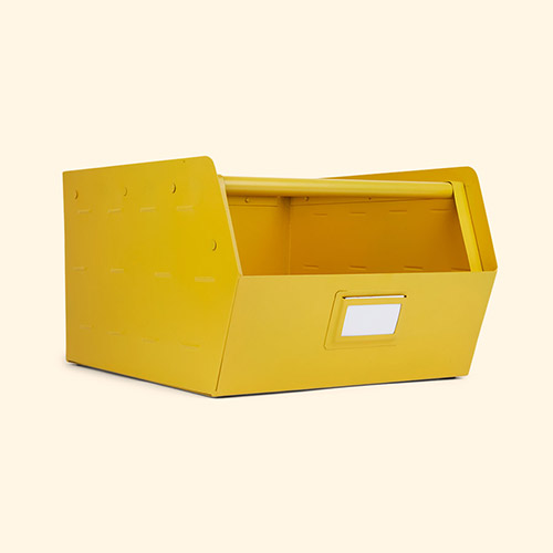 Yellow Kids Depot Metal Storage Box