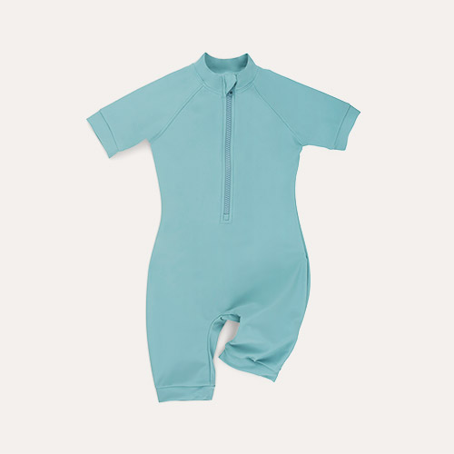 Seaside Blue KIDLY Label Recycled Sun Suit