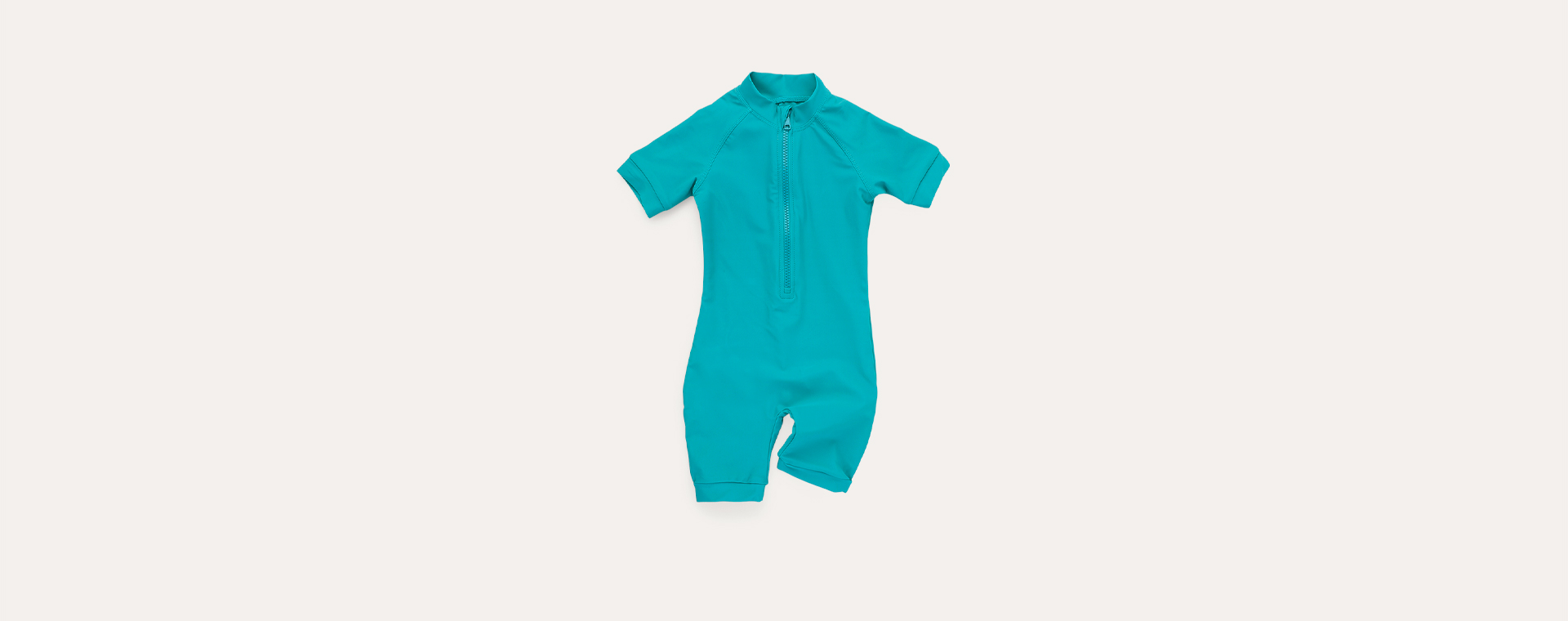 Teal KIDLY Label Recycled Sun Suit