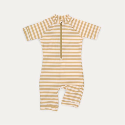 Honey Stripe KIDLY Label Recycled Sun Suit
