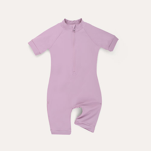 Mauve KIDLY Label Recycled Sun Suit
