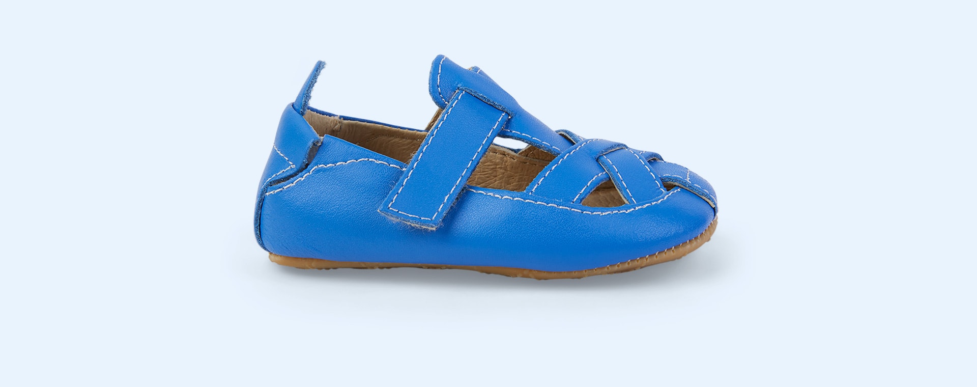 Neon Blue old soles Thread Shoe
