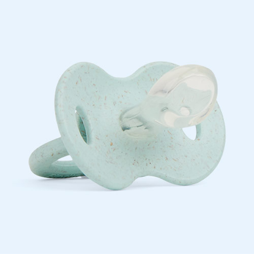 Aqua turquoise Elodie Bamboo Silicone Soother