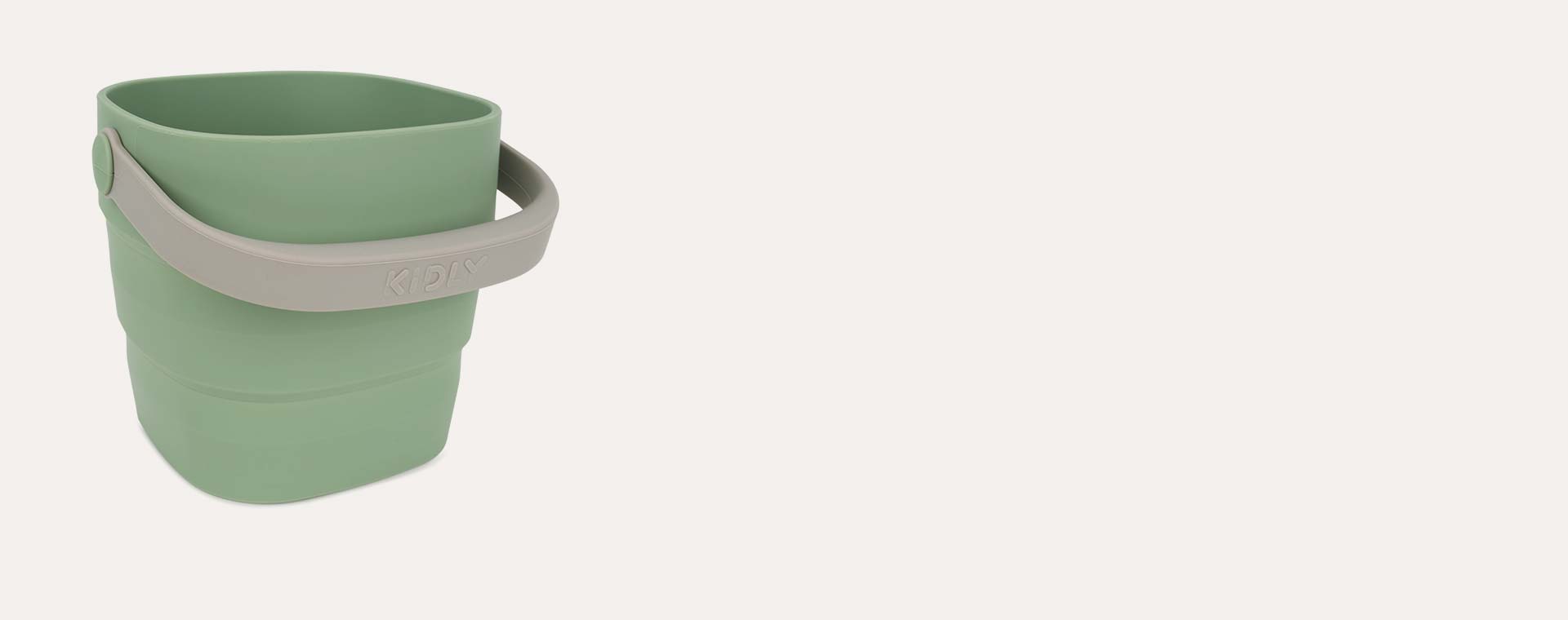 Matcha Green KIDLY Label Foldaway Bucket & Spade Set