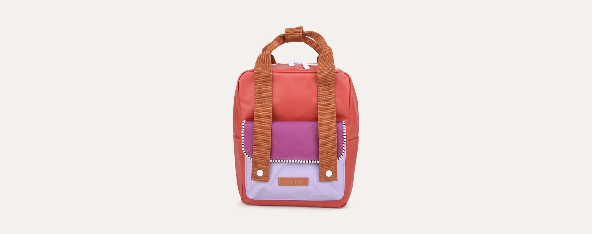 Post Red Sticky Lemon Backpack With Pocket