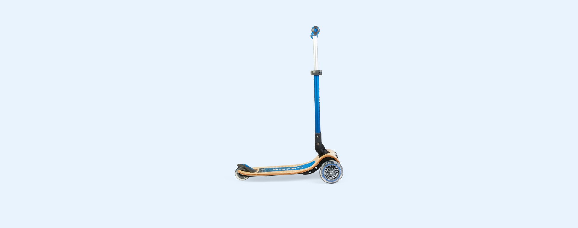 Navy Blue Globber Primo Foldable Wood Scooter