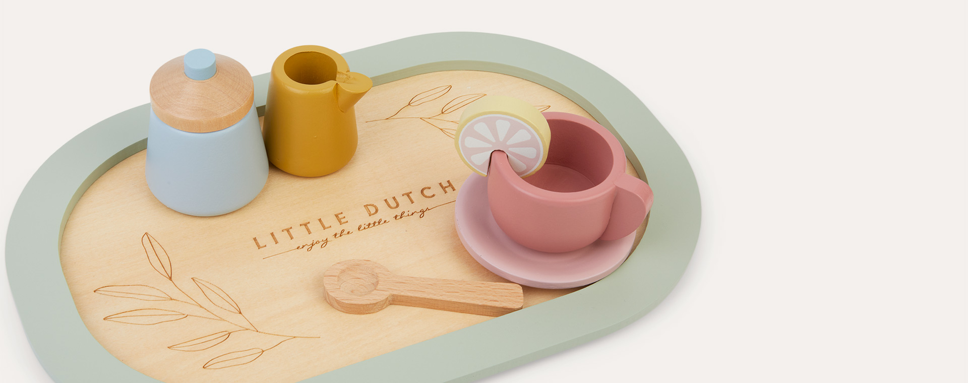Multi Little Dutch Wooden Tea Set