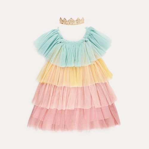 Multi Meri Meri Rainbow Ruffle Princess Dress