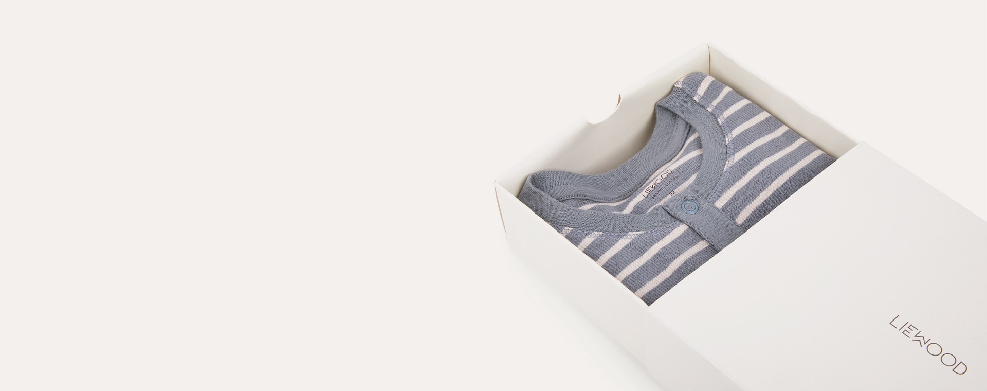 Stripe: Blue Fog/Sandy Liewood Wilhelm Pyjamas Set