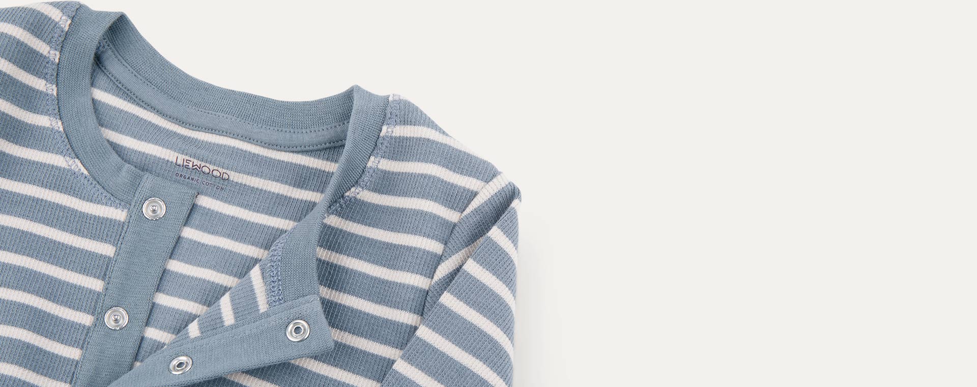Stripe: Blue Fog/Sandy Liewood Wilhelm Pyjamas Set