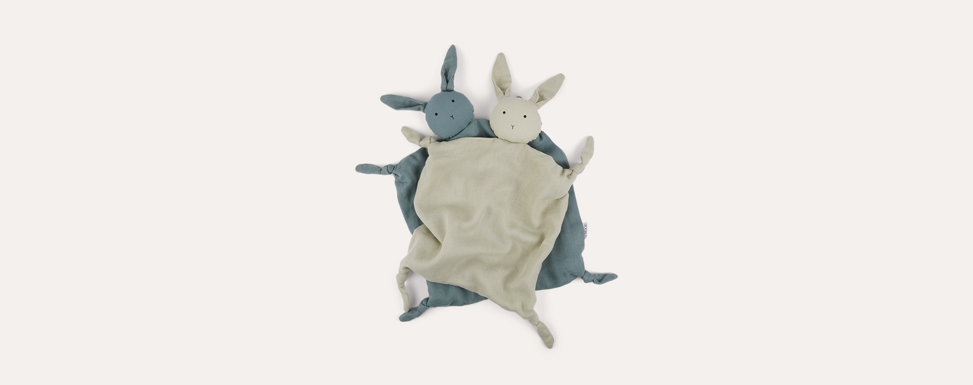 Rabbit Mint Mix Liewood 2-Pack Agnete Cuddle Cloth