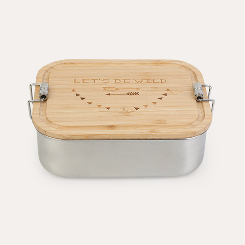 Adventure Lassig Lunchbox Stainless Steel Bamboo