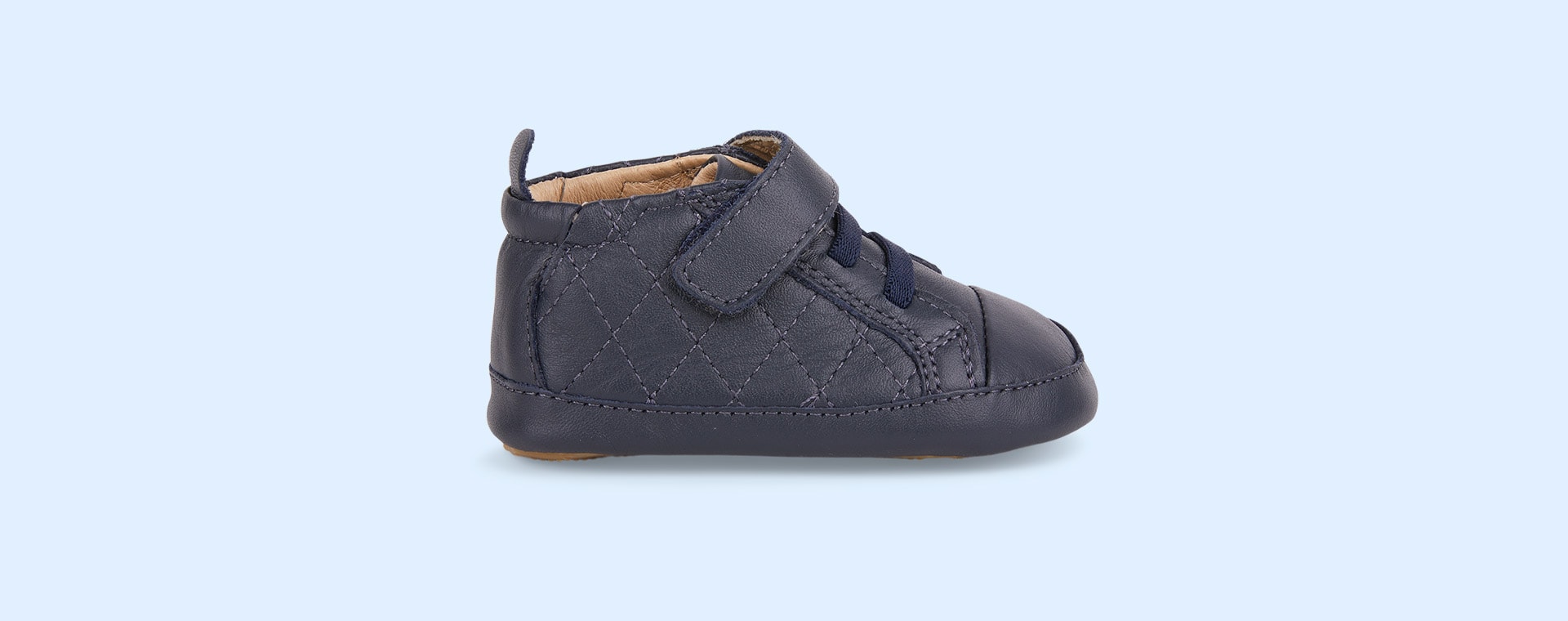 Navy old soles Quilt Bambini