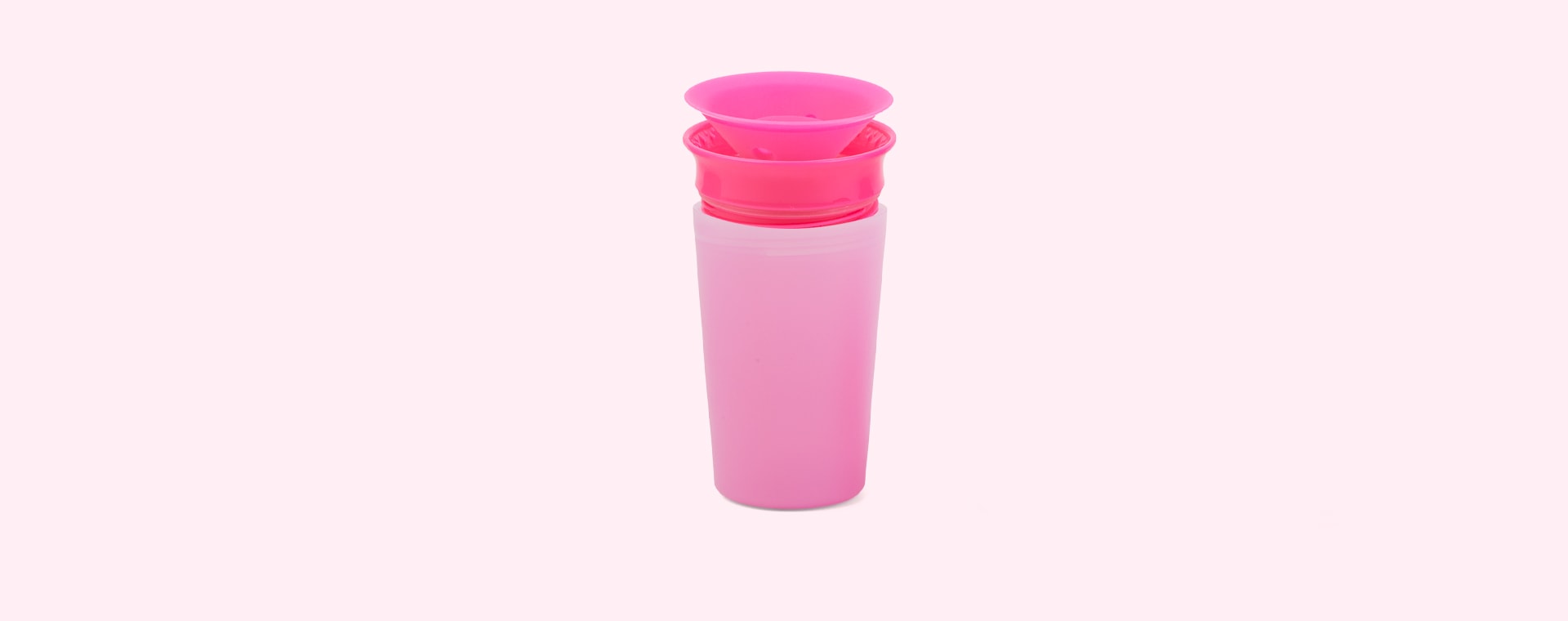 Pink/Purple Munchkin Miracle 360 Colour Changing Sippy Cup