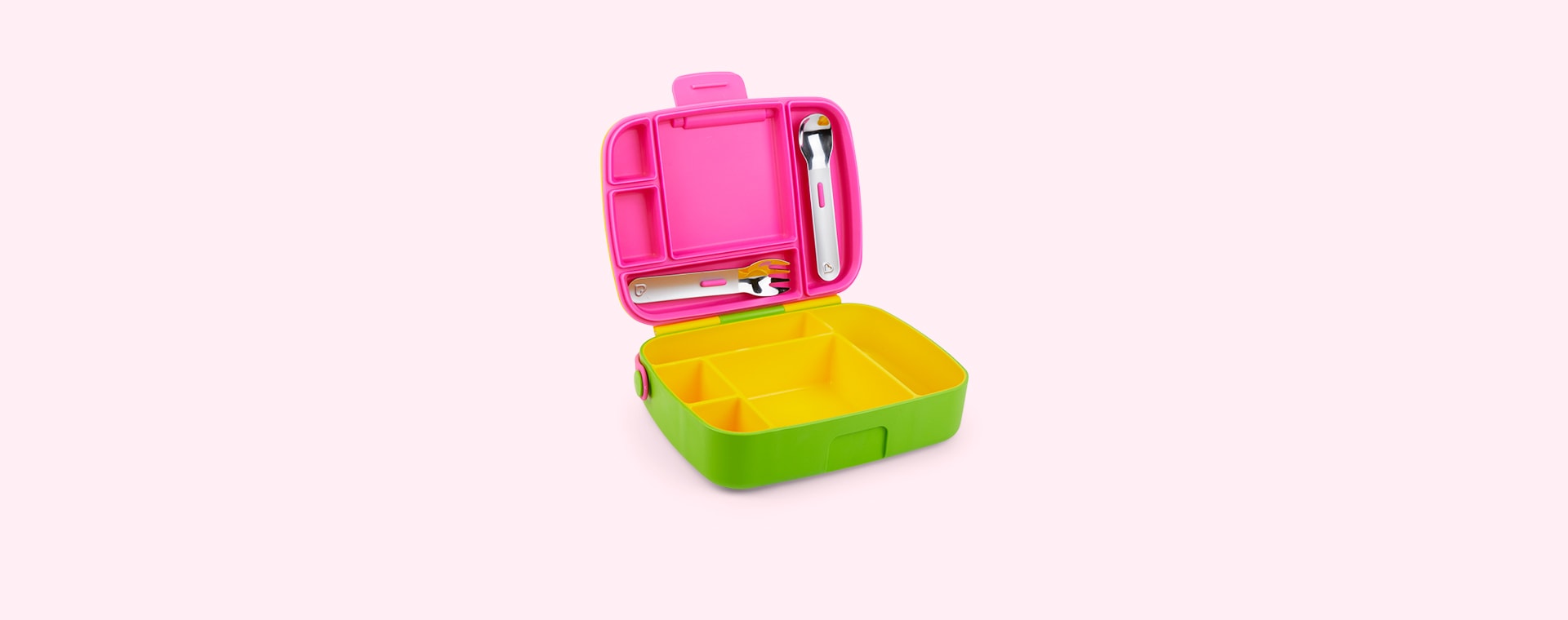 Pink and Green Munchkin Lunch Bento Box