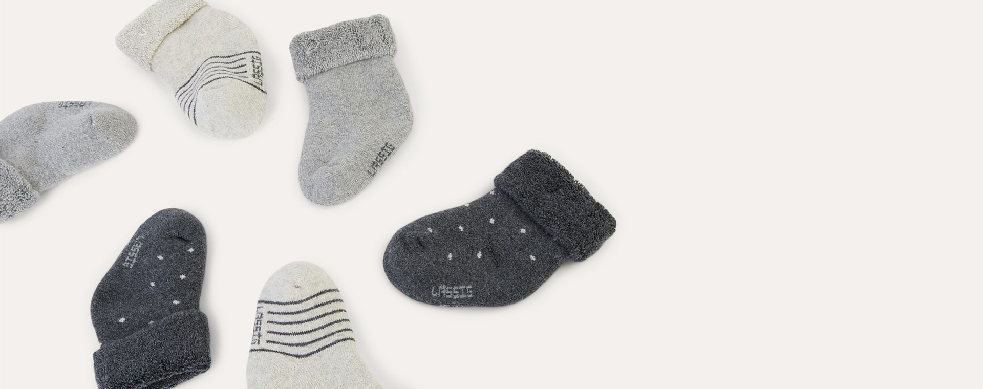 Grey Lassig Socks