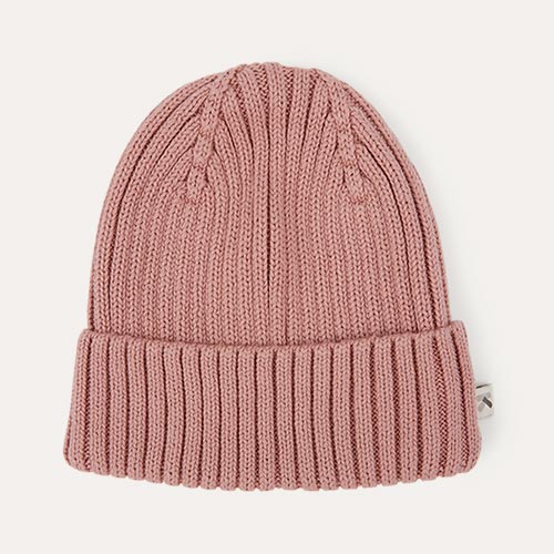 Dusty Rose KIDLY Label Organic Cotton Beanie