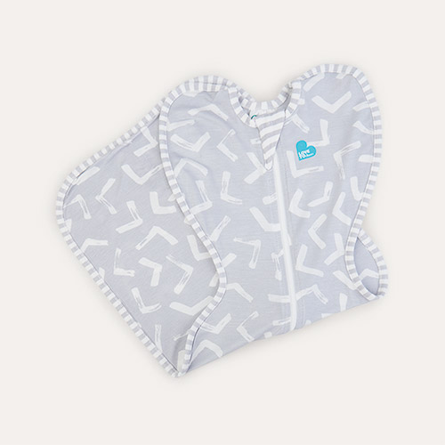 Grey Boomerang Love To Dream Swaddle Up Bamboo Lite 0.2 TOG