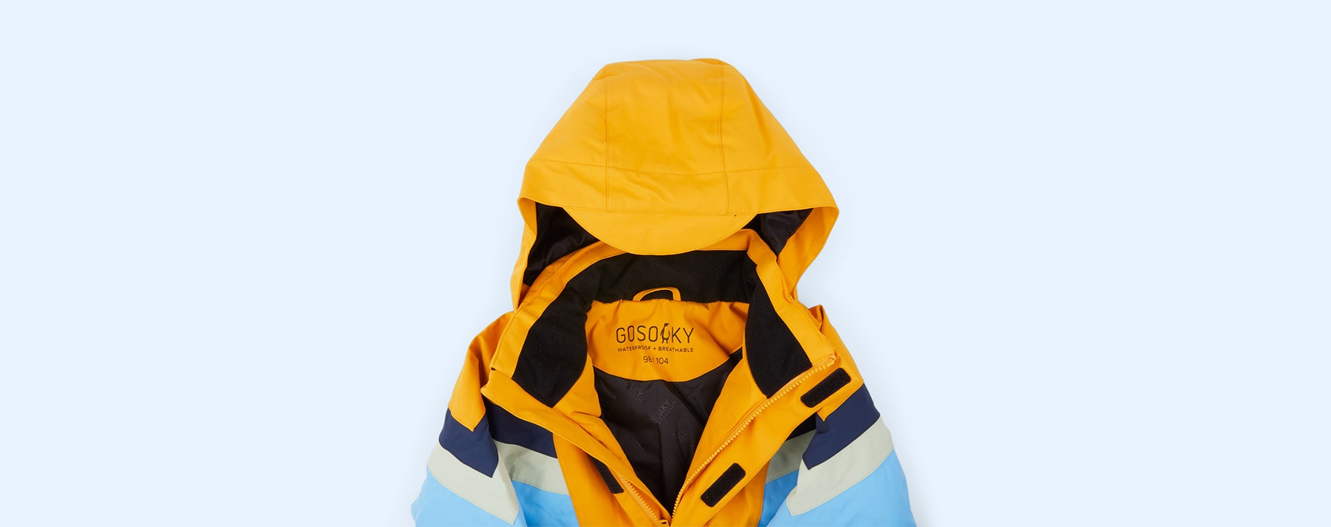 Golden Yellow/Bonnie Blue GOSOAKY Tigers Club Coat
