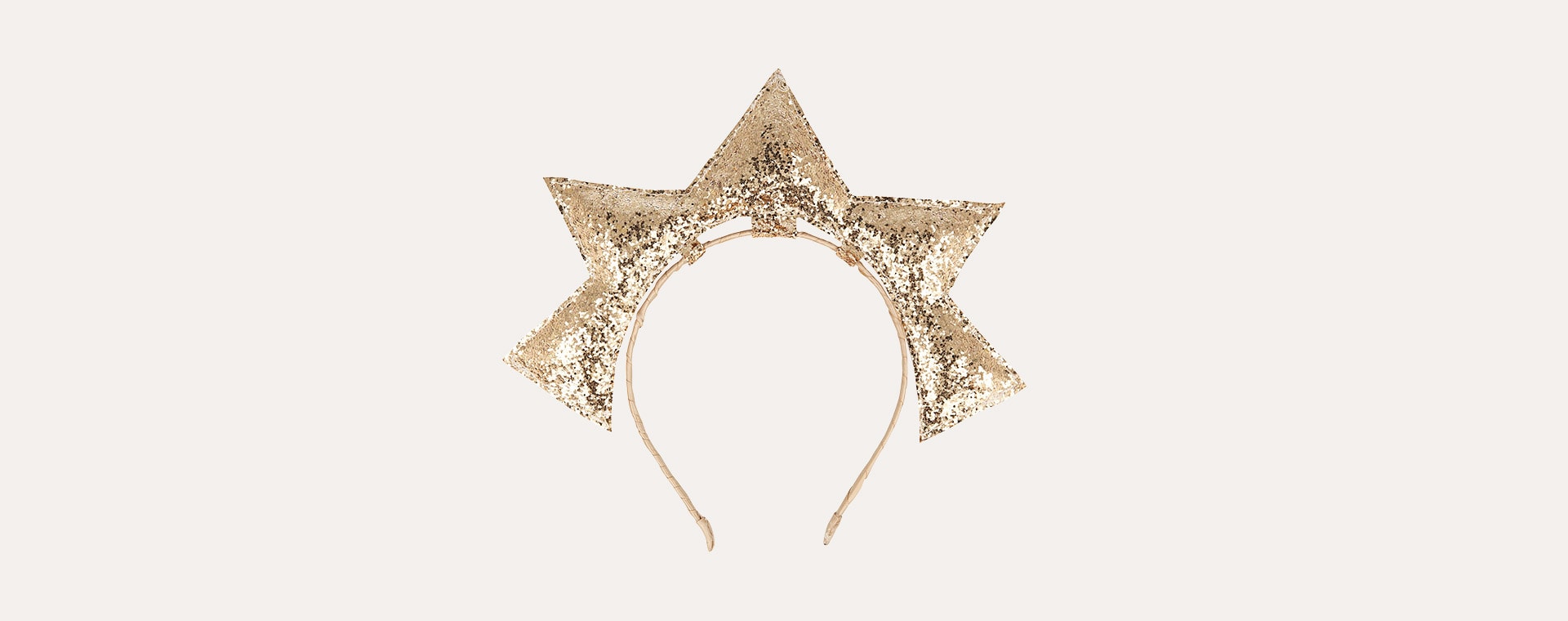 Gold Meri Meri Gold Puffy Star Headband