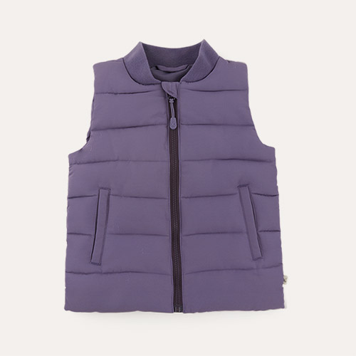 Blueberry KIDLY Label Recycled Padded Gilet