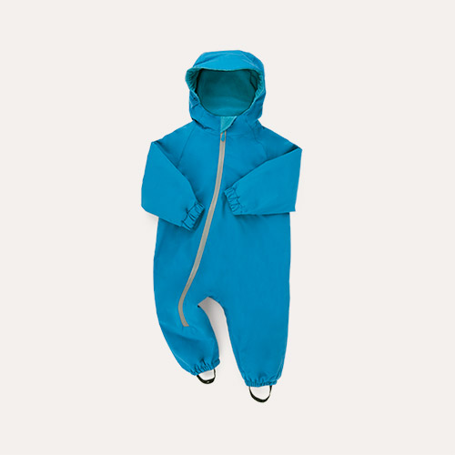 French Navy KIDLY Label Fleece Lined Puddle Suit