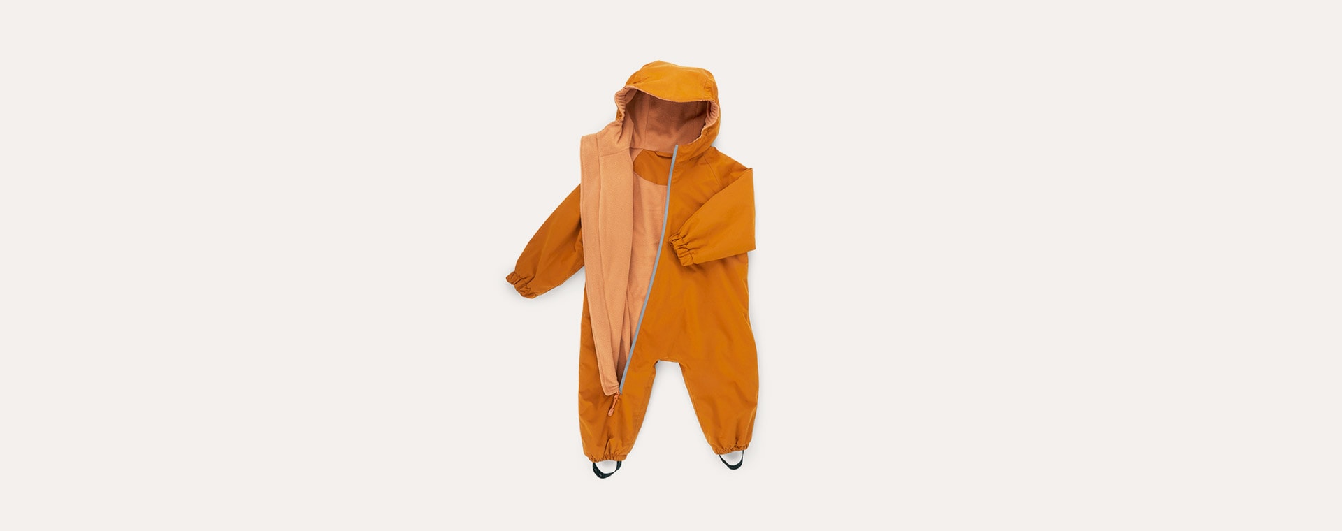 Pumpkin KIDLY Label Fleece Lined Puddle Suit