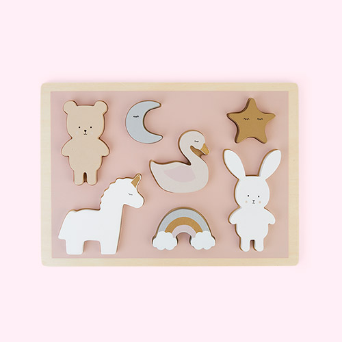 Multi Jabadabado Wooden Puzzle Unicorn