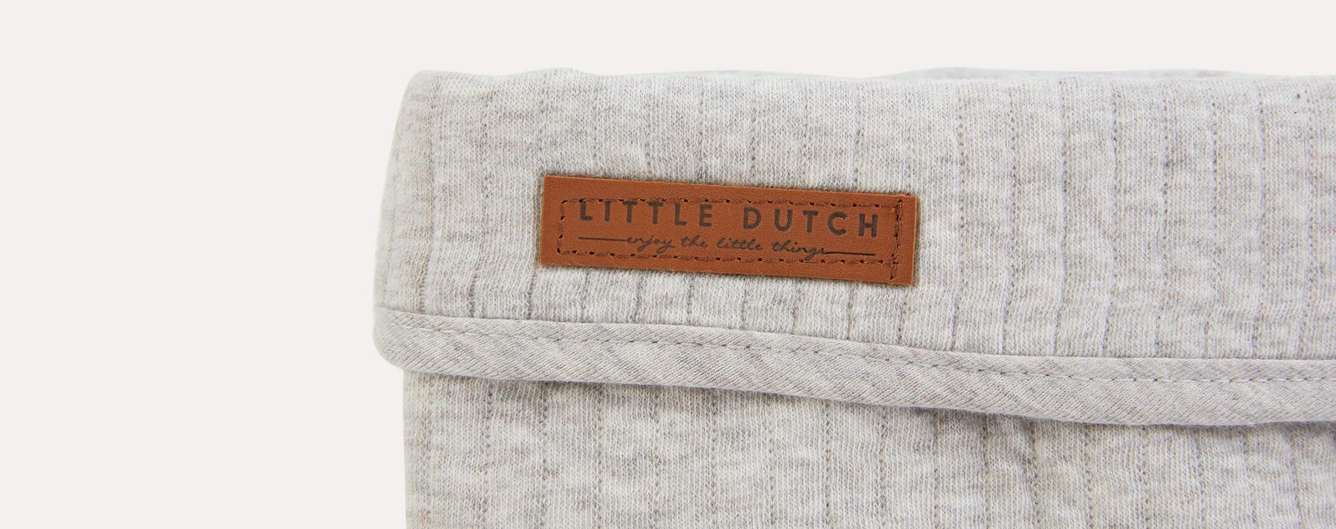 Pure Grey Little Dutch Baby Storage Basket Small