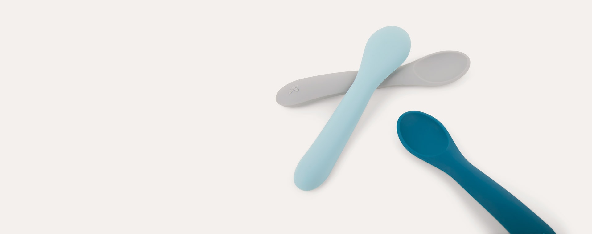 Petrol Mix KIDLY Label 3-Pack Weaning Spoons