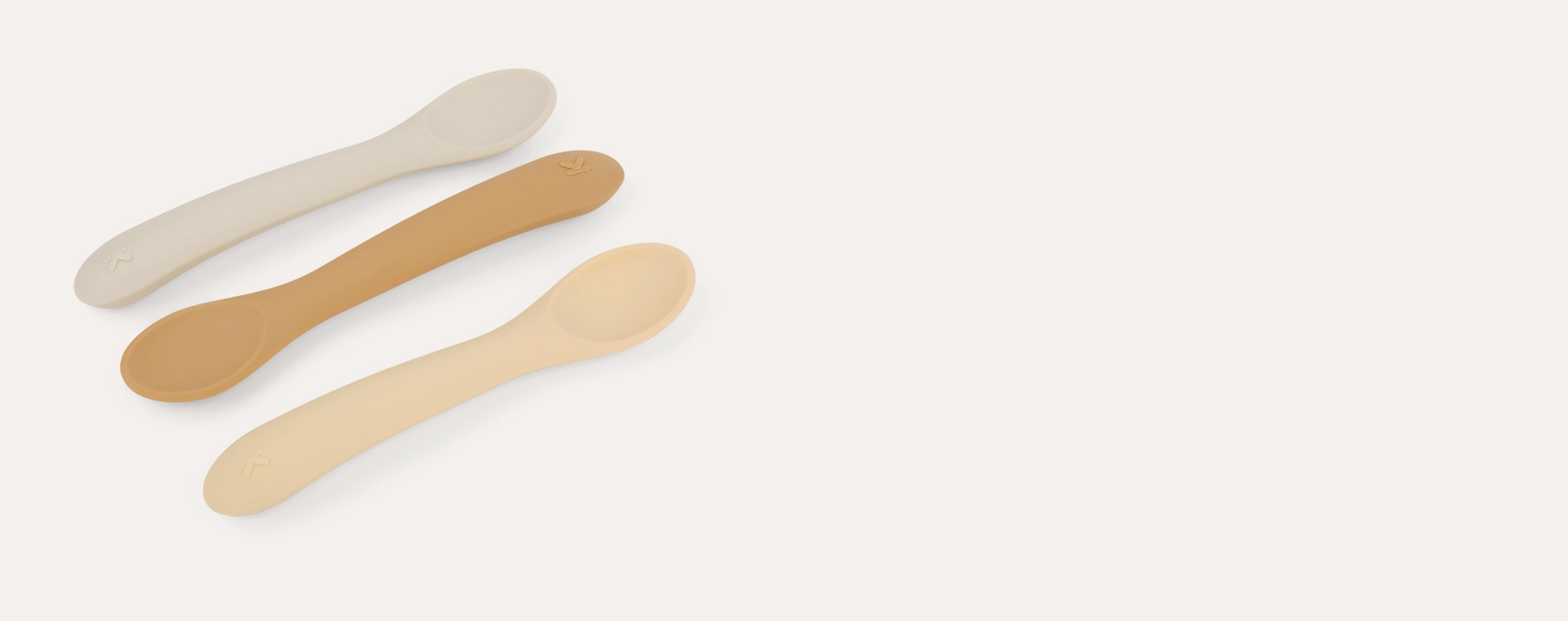 Toffee Mix KIDLY Label 3-Pack Weaning Spoons