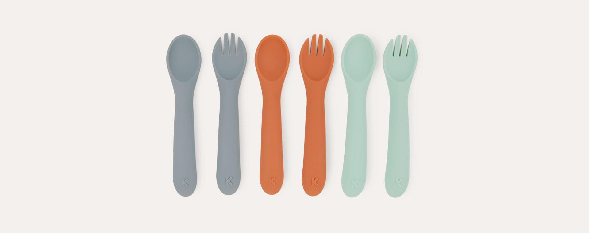 Buy the KIDLY Label 6-Pack Spoons & Forks at KIDLY UK